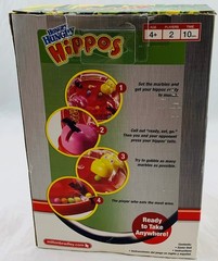 Hungry Hungry Hippos Travel Game by Milton Bradley Complete Great Cond FREE SHIP