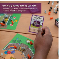 Here Kitty Kitty Board Game by Fireside Games | Family Cat Card Game Ages 8+