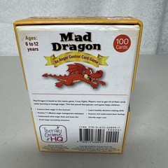 Mad Dragon Anger Anxiety Trigger Control Card Game Child ADHD Therapy U2