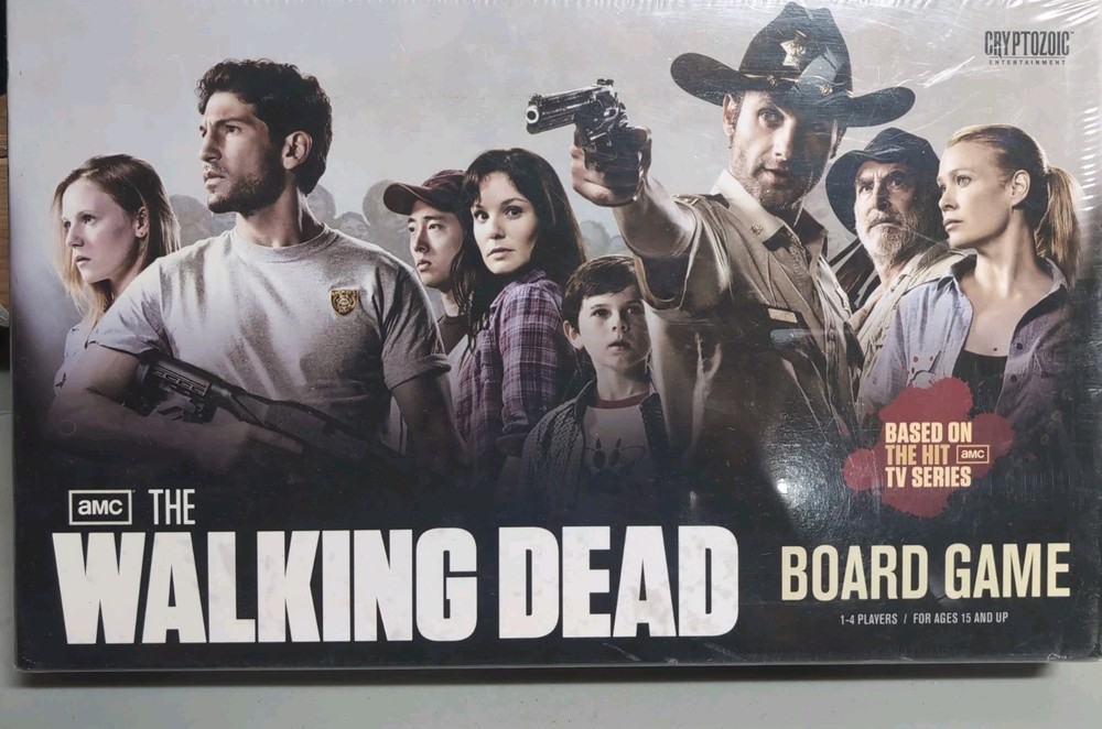The Walking Dead Cryptozoic Board Game 1-4 Players Ages 15+ 2011 – Complete