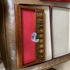Vintage Wooden And Bronze Shut The Box Game; Slater And Tutton Ltd Collectors