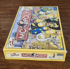 Rare UK Version The Simpsons Monopoly 2003 Boardgame 99% Complete USA SHIPPER