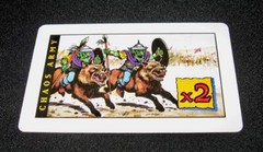 Battle Masters Board Game #4210 1992 ~ Replacement CHAOS ARMY CARD #10
