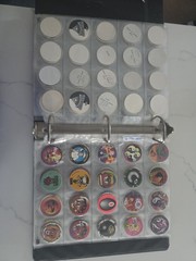 LOT of Vintage 1990’s POGS w/ Binder – 225 Pogs Total!