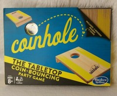 Hasbro COINHOLE Game Tabletop Coin Bouncing Cornhole Party Drinking Game NEW