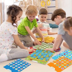 Matching Memory Game for Kids Ages 4-8, Flip to Win Board Games Travel Toys P…