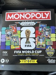 2026 Panini Prizm Monopoly FIFA Board Game + Complete 100 Card Base Set & Parall