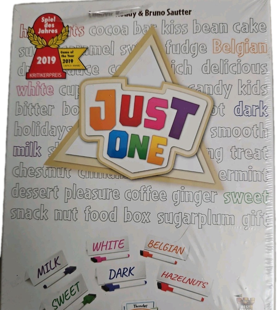 Just One Board Game (Sealed) – Cooperative Party Word Game, Ages 8+, 3-7 Players