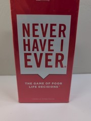 New Never Have I Ever The Game of Poor Life Decisions 2015 Party Game 17+