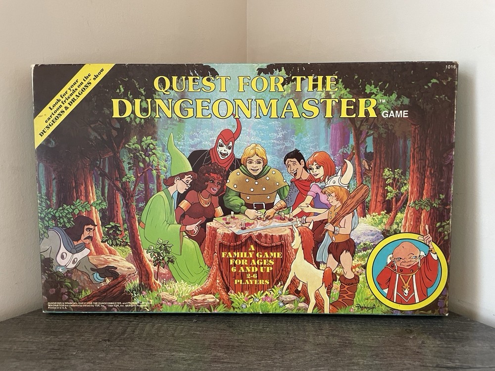 TSR Quest For The DungeonMaster Board Game 1984 Dungeons & Dragons 100% COMPLETE
