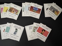 Monopoly The Simpsons 2001 28 Title Deed Replacement Game Cards