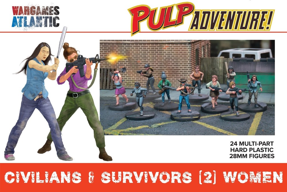 Civilians & Survivors (Women) 28mm Wargames Atlantic Pulp Adventure Female YHP