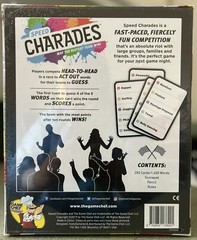 Speed Charades Fast Paced Family Party Game Board Age 13+ BRAND NEW SEALED