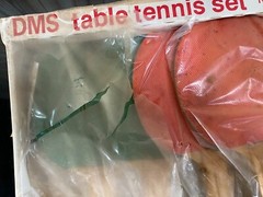 Vintage DMS Dick Miles Sports Table Tennis Beer Ping Pong Set Paddles/Net/Ball