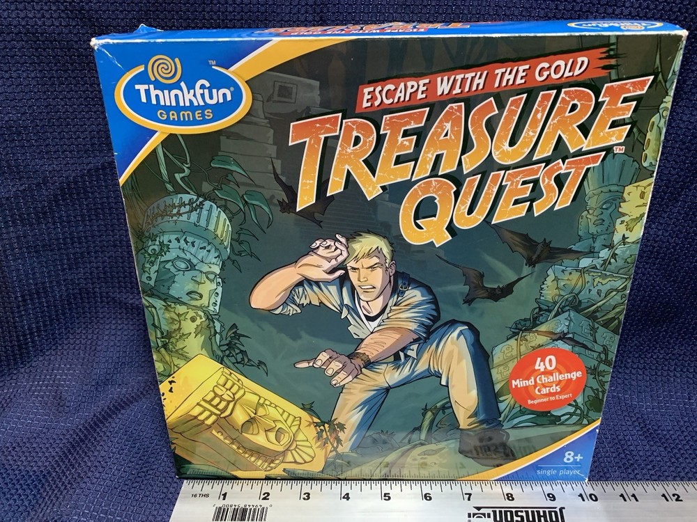 ThinkFun Treasure Quest – Escape With The Gold – Puzzle Game – Indiana Jones