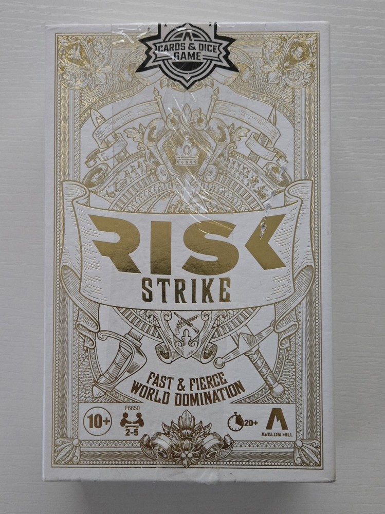 Risk Strike Fast & Fierce World Domination Cards/Dice Game Hasbro *READ DESC*