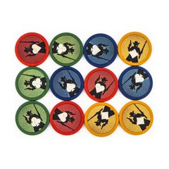 Unexpected Games Board Game 3000 Scoundrels – Premium Henchmen Tokens Bag NM