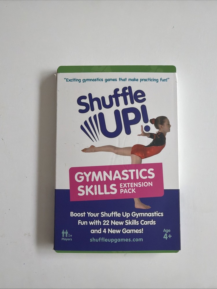 Shuffle Up Gymnastics Extension Pack Family Games w/ 22 New Fun & Active Skills