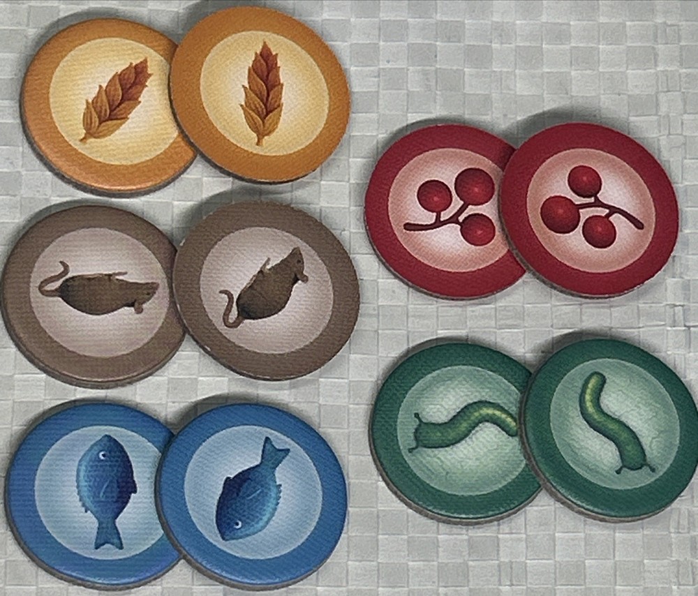 Wingspan Mixed Food Tokens Lot of 10 Replacement Set 2 of Each Type
