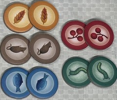 Wingspan Mixed Food Tokens Lot of 10 Replacement Set 2 of Each Type