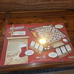 2011 Scrabble Holiday Edition Crossword Game Hasbro – New Sealed