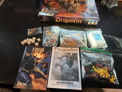 Heartbreaker Dragonfire 1992 Board Game Dungeons & Dragons Vintage *VERY RARE*