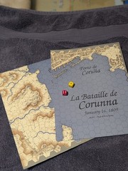 Wargame La Bataille de Corunna-Espagnol Box VG/EX