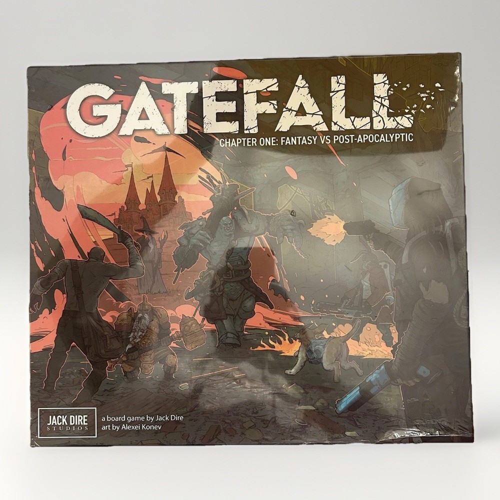 Gatefall Chapter One: Fantasy Vs Post-Apocalyptic Board Game Jack Dire Studios