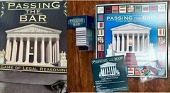 PASSING THE BAR BOARD GAME 1999 by P&R Educational Games LAW COMPLETE ~NICE!