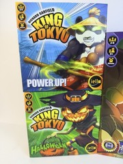 King Of Tokyo Richard Garfield Board Game with Halloween & Power Up Expansions!