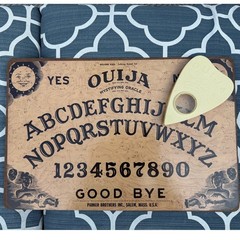 Vintage William Fuld Ouija Board Parker Brothers Complete Planchette Box + Book