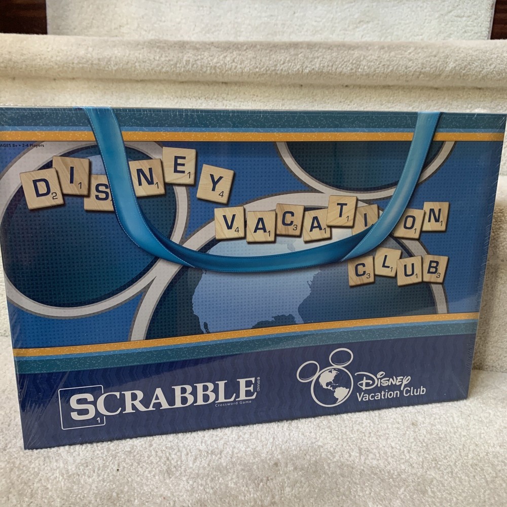 Disney Vacation Club Scrabble Game NEW! SEALED! RARE!