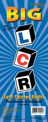 THE ORIGINAL BIG LCR® LEFT CENTER RIGHT™ DICE GAME – CLASSIC (GREEN)