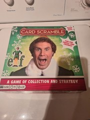 Elf Card Scramble Board Game Holiday Christmas