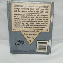 Atlas Games Corruption Card Game Complete