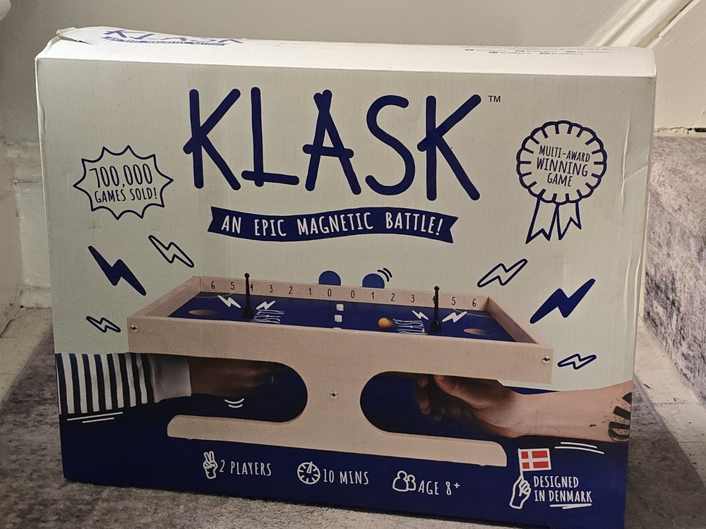 New KLASK The Epic Magnetic Battle Game – Unopened and Sealed