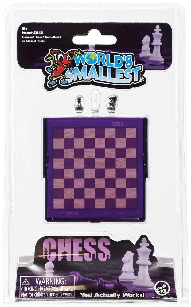 World’s Smallest CHESS SET Board Game Toy Doll House Miniature