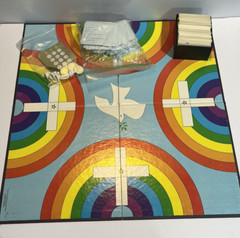 Vintage 1984 Bible Trivia Board Game 5400 Questions, 2-4 Players Ages 8 to Adult