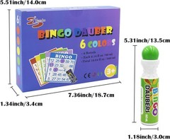 Mixed Colors Bingo Daubers Set for Kids – Non-Toxic Creative Art Markers