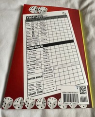 Yahtzee Score Pad Book – 750 Score Games in a 6×9 pad size 