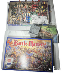 Milton Bradley Battle Masters 1992 Giant Mat Fantasy Board Game Not Complete