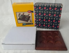 10 PC Tic Tac Toe Golf Game w/ 5.5 in Wood Game Board