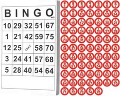 Vintage Bingo Board Game Classic Bingo Cards Bingo Game Wooden Bingo Set Include