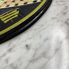 Vintage Pressman Toy Corp Chinese Checker Board Round Metal Multicolor 1153 USA