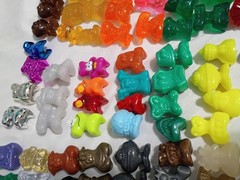HUGE 160+PC CRAZY BONE LOT W/BAG&CAGE*RARES INCLUDED* EUC