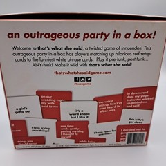 That’s What She Said The Party Game of Twisted Adult Sexy party /Card Game