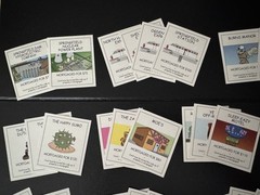 Monopoly The Simpsons 2001 28 Title Deed Replacement Game Cards