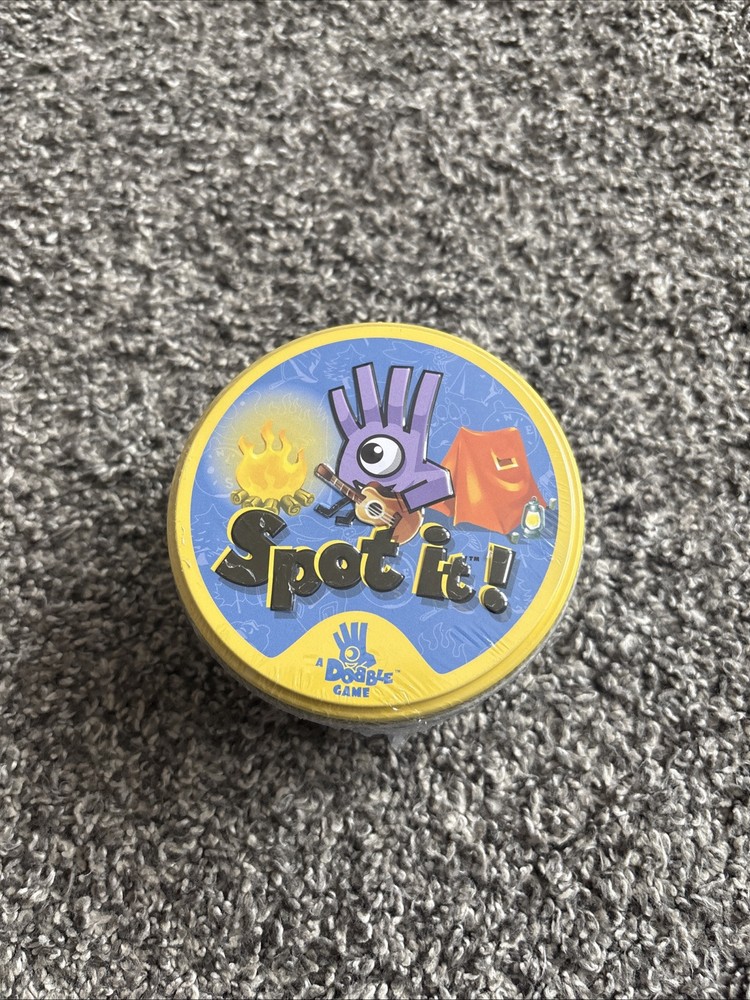 Spot It! Camping Theme Tin Game A Dobble Game Brand New Sealed