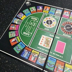 Vintage 1969 Vegas Board Game NBC Hasbro Casino Bookshelf Game 4005
