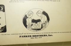 Vintage 1960s William Fuld OUIJA Board # 600 w/ Original Box Parker Brothers